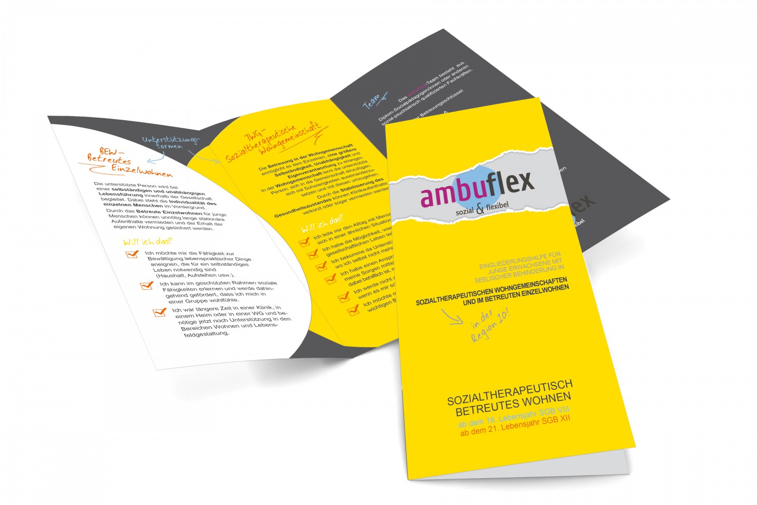 Ambuflex-Flyer-Gelb